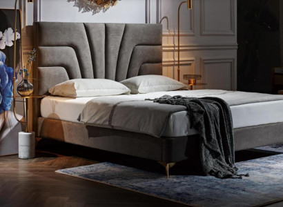 Viesnīca Ehe Luksusa gulta Dubultgulta guļamistabas dizains Mēbeles Koka Lux gultas Jaunumi